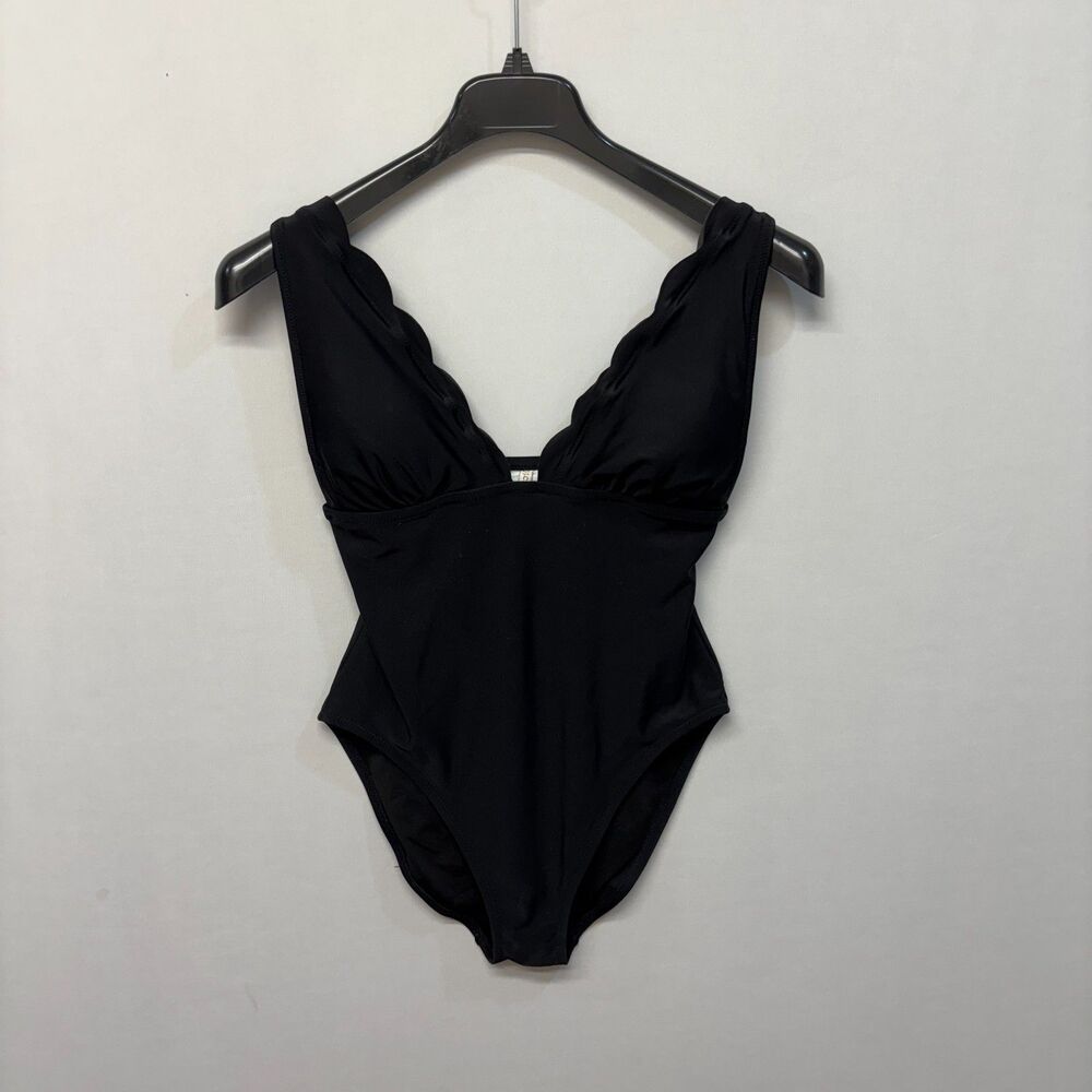 J by J. Crew Women Swimwear Swimsuit One Piece Size Medium Black D024 -29